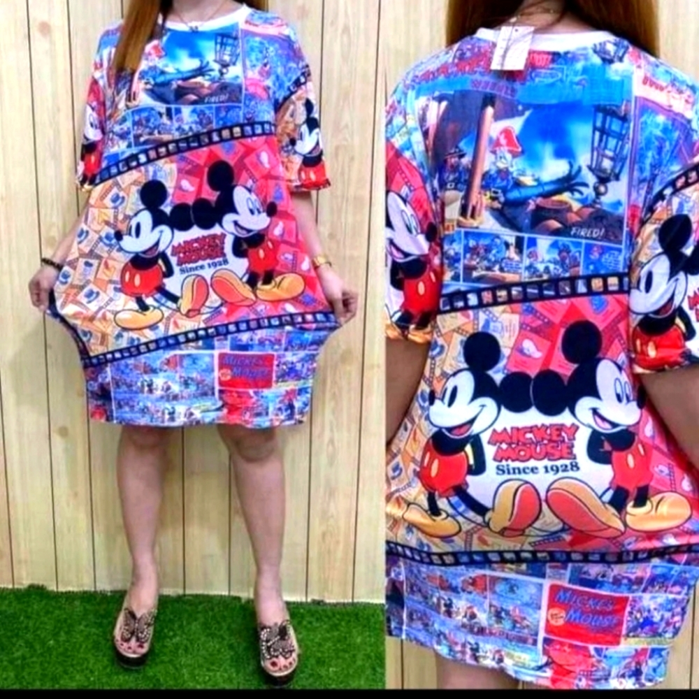 NWT character Mickey 3D Loose Dress